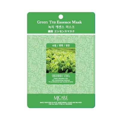 Mijin Care Green Tea Essence Mask 1 ea×23g