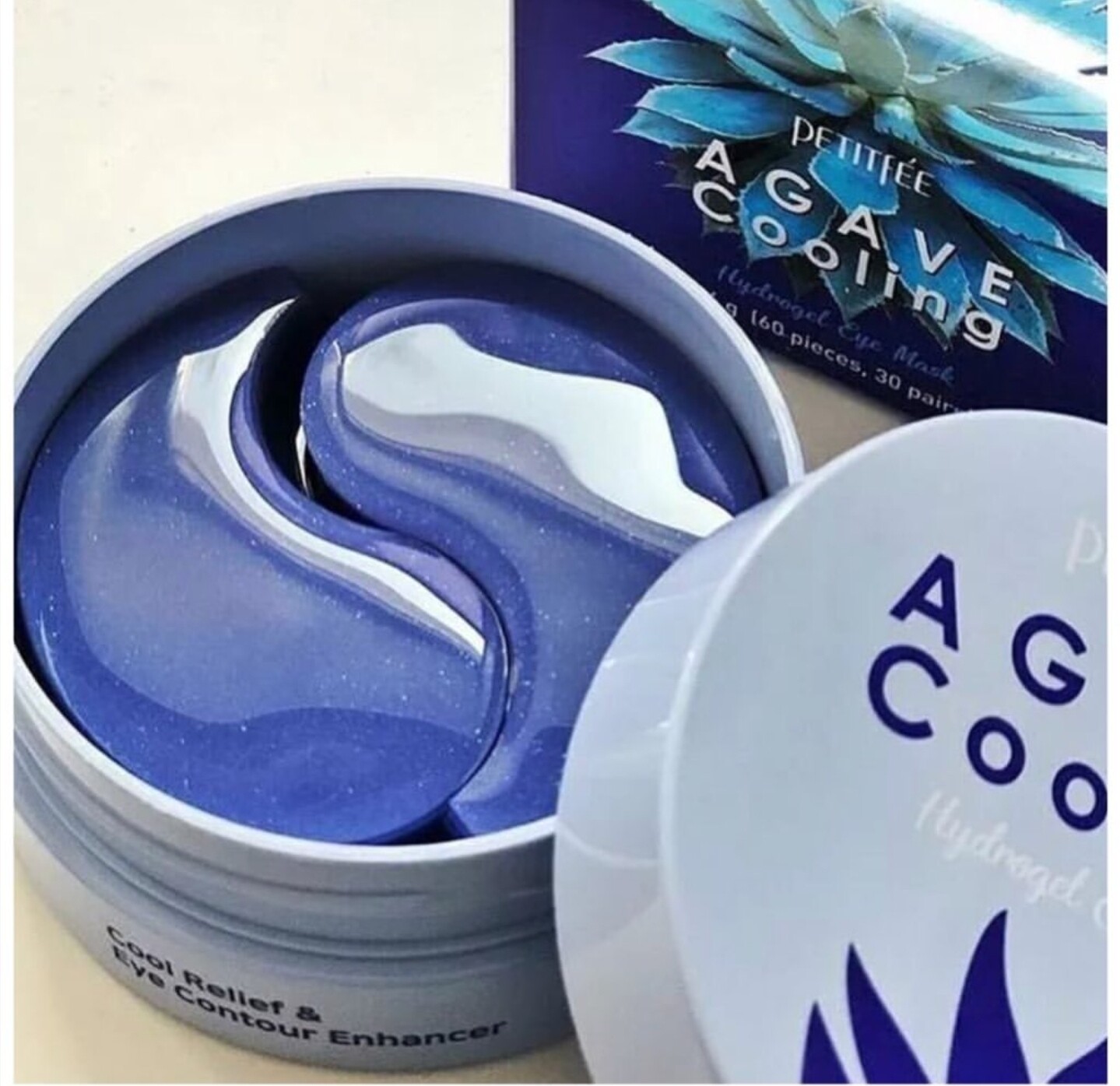 Petitfee Agave Cooling Hydrogel Eye Mask 60pcs