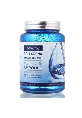 Farmstay Collagen &amp; Hyaluronic Acid All In One Ampoule 250 ml