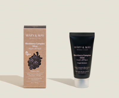 MARY&MAY WASH OFF PACK BLACKBERRY COMPLEX GLOW 30g