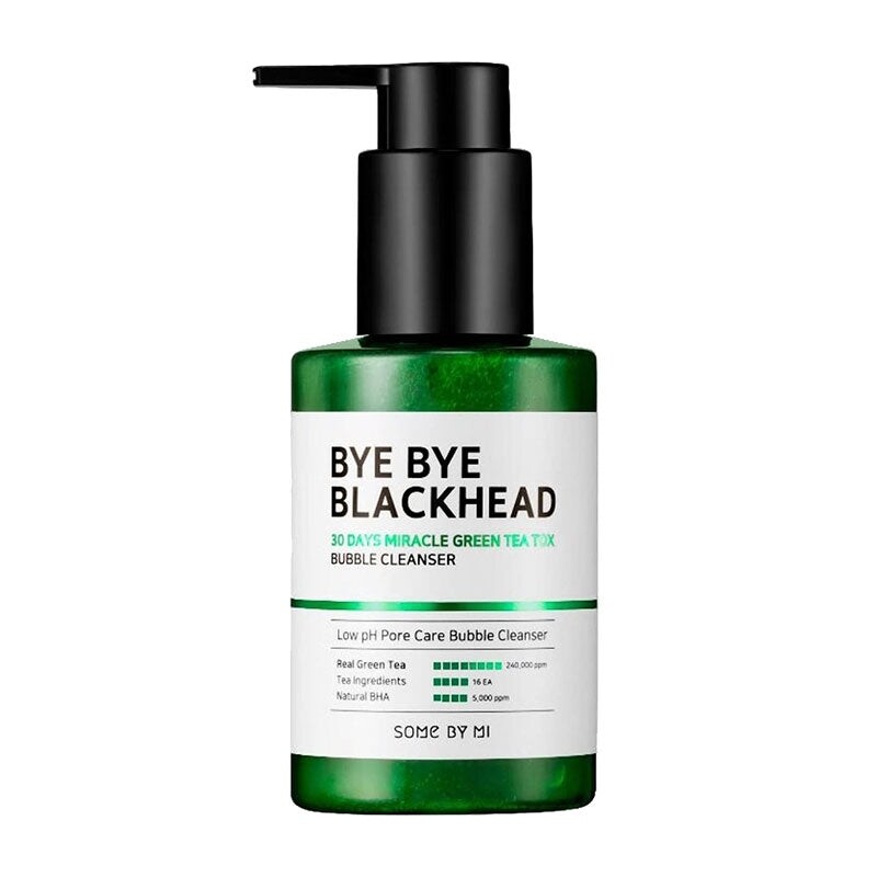 SOME BY MI Bye Bye Blackhead 30 Days Miracle Green Tea Tox Bubble Cleanser 120g 