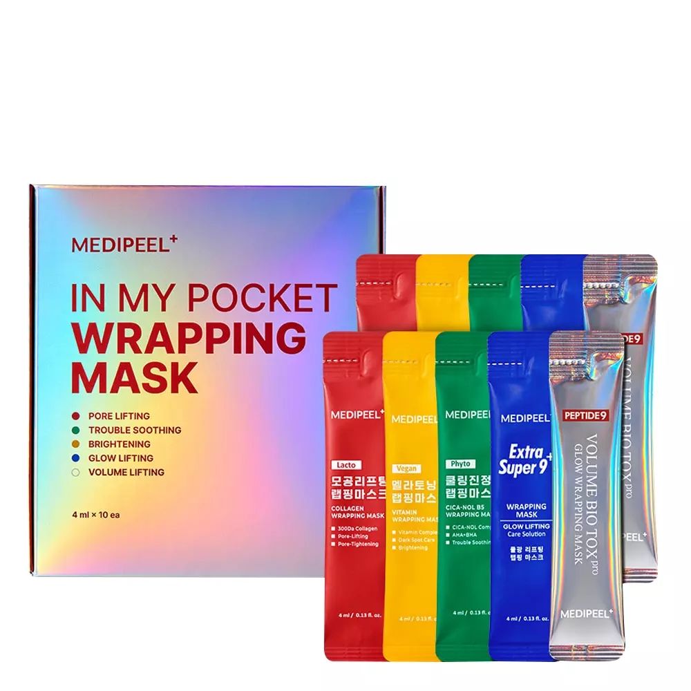 Medi-Peel In My Pocket Wrapping Mask 4ml × 10 pcs