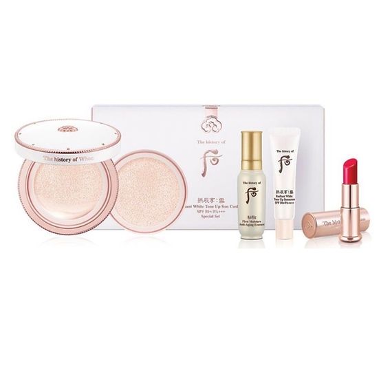 The History of Whoo Gongjinhyang: Seol Radiant White Tone Up Sun Cushion Special Set