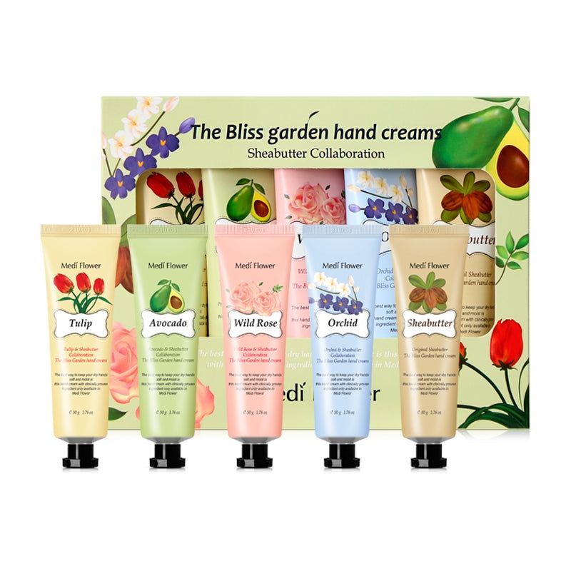 Medi Flower The Bliss Garden Hand Creams 50g×5