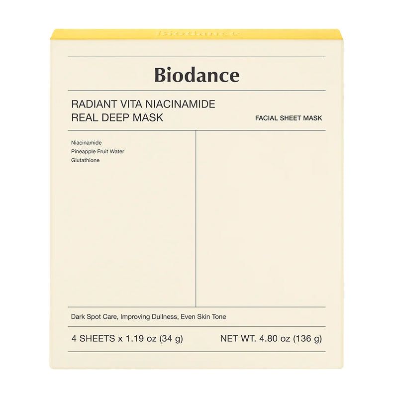 Biodance Radiant Vita Niacinamide Real Deep Mask 1ea