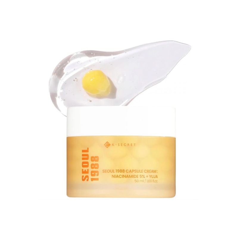 K-SECRET SEOUL 1988 Capsule Cream : Niacinamide 5% + Yuja 50g