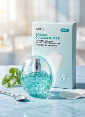 Anua PDRN Collagen Facial Spray 30 ml &amp; Melting Patch 4 ea Set 