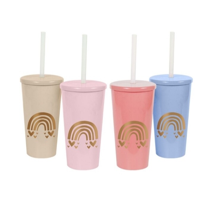 Fancy Straw Cup