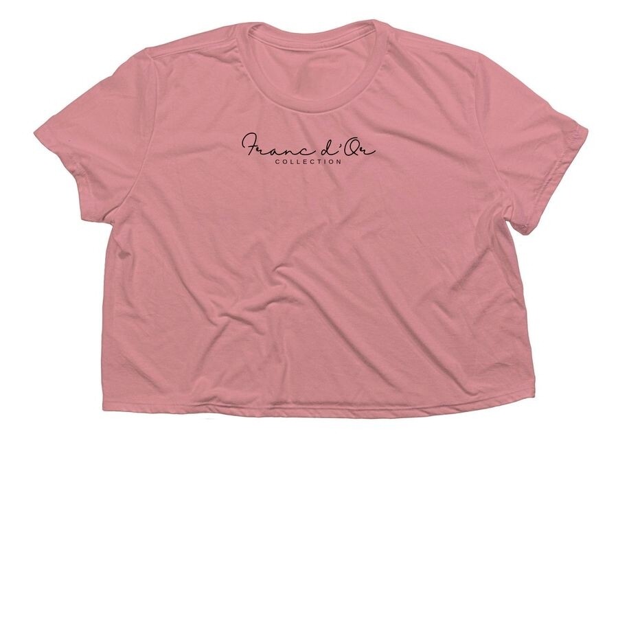 Franc d'Or Signature Collection -  Premium Women's Flowy Cropped T-shirt (5 Colors)