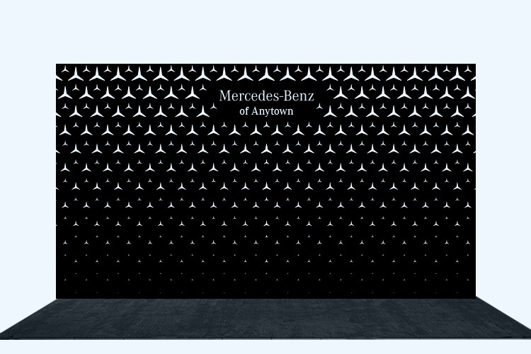 Mercedes-Benz of Anytown Photo Wall with Black Carpet