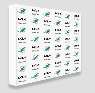 Custom Photo Wall Print - Dolphins + Kia co-branded