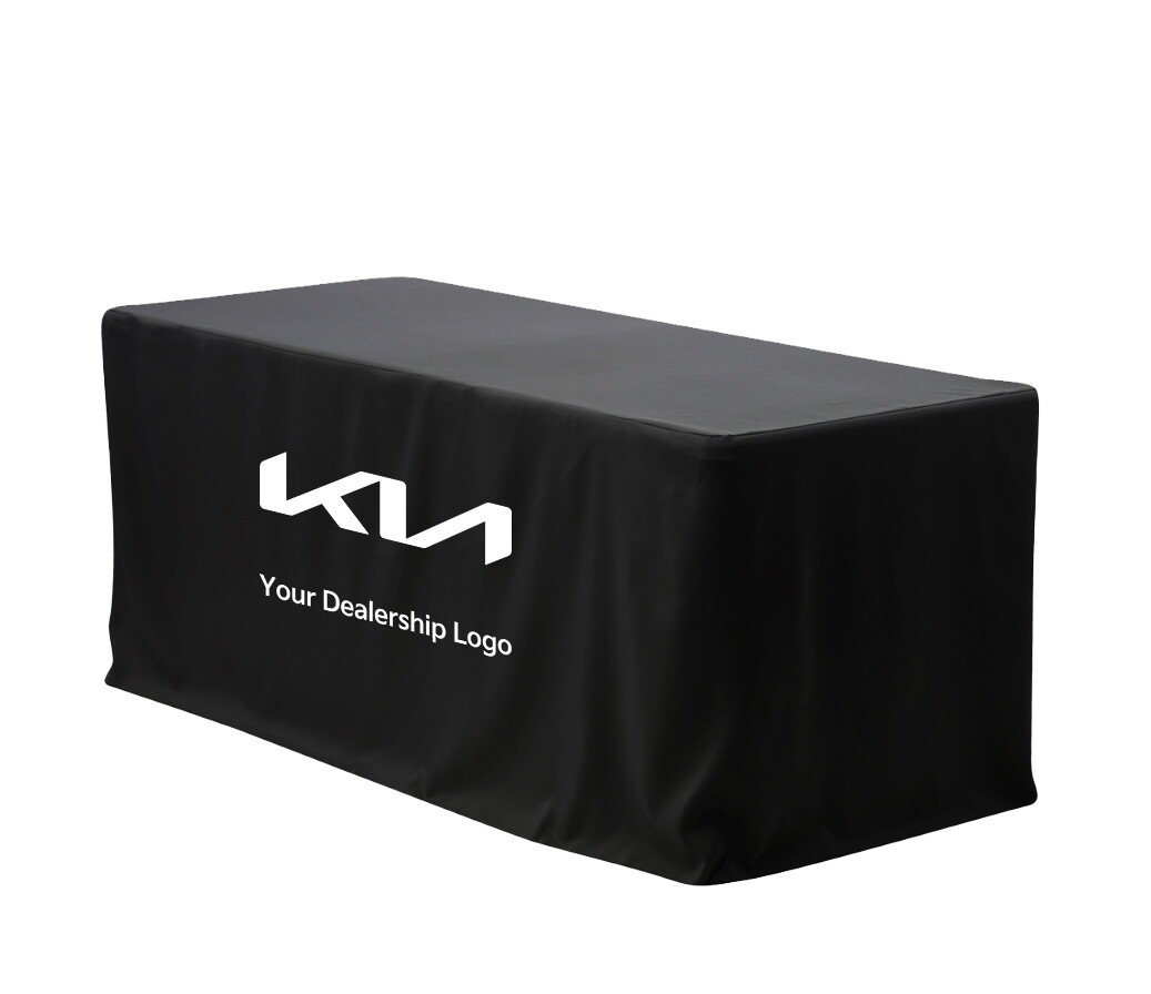 Kia Your Dealership Logo 6/8ft Table Cloth (1)