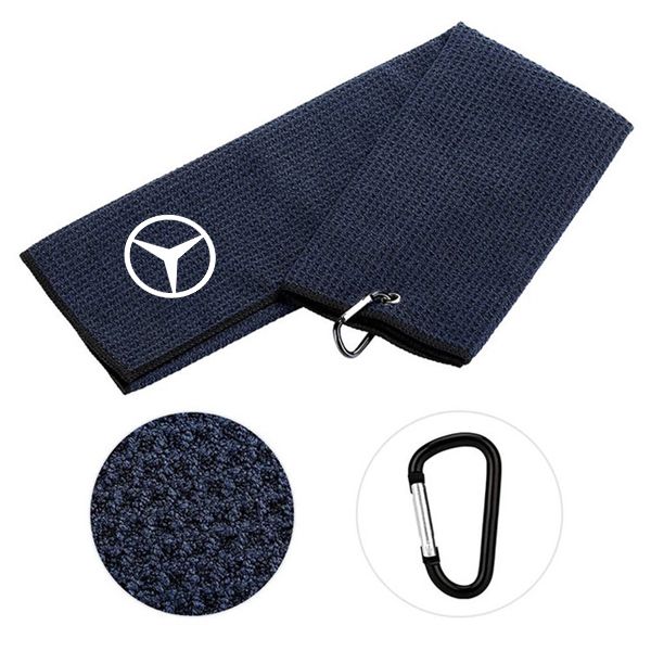 MB Custom Branded Golf Towels with Clip (125)