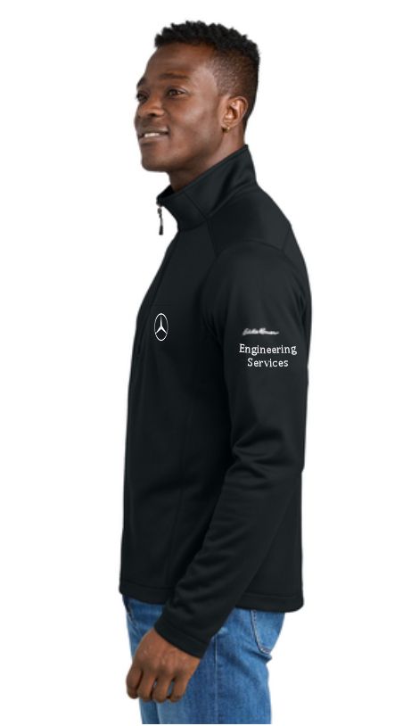 Eddie Bauer Smooth Mid Layer Fleece 1/2-Zip -with Star + Engineering Services