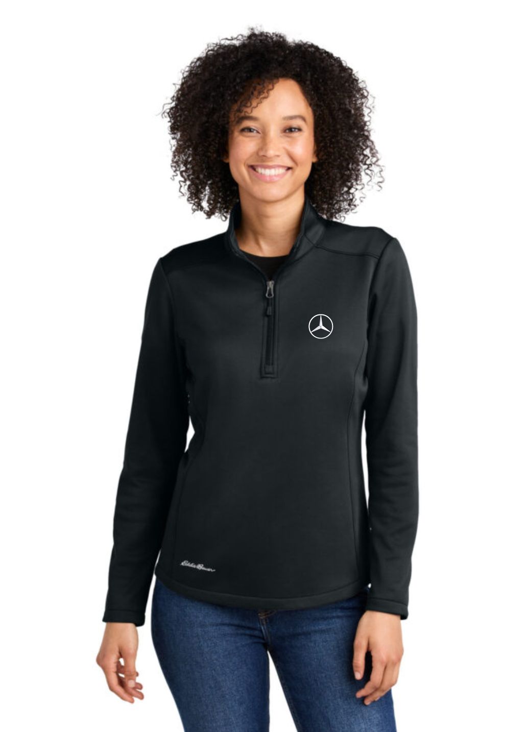 Eddie Bauer Smooth Mid Layer Fleece 1/2-Zip with Star - Woman