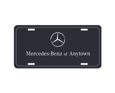 MB of Anytown Aluminum Car Plate (100)