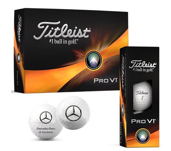 Titleist Pro V1 Half Dozen MB Custom Branded Golf Balls (24)