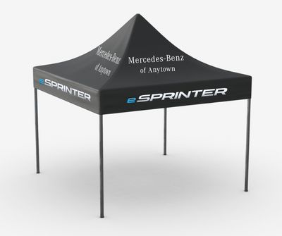 MB Sprinter + eSprinter 10x10 black tent (1)