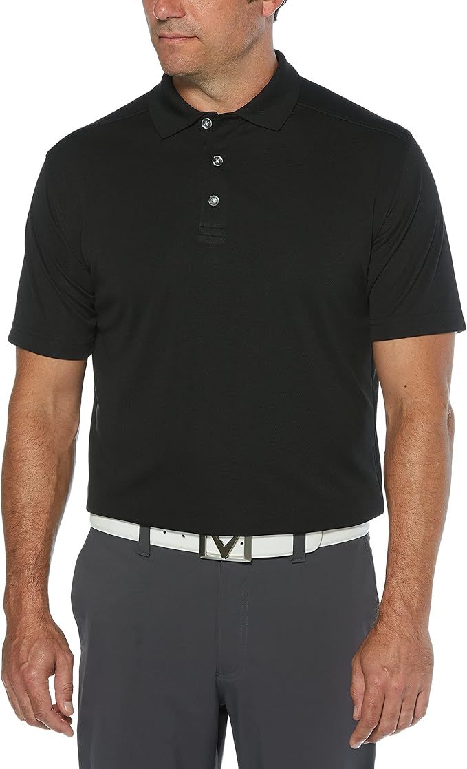 Men’s Callaway® Vent Moisture Wicking Ottoman Polo Shirt