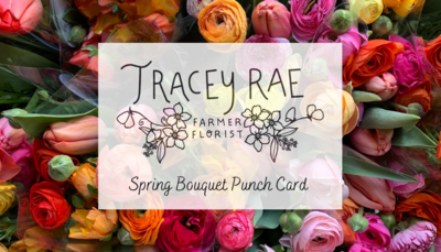 6 Week Spring Flower Share/Punch Card