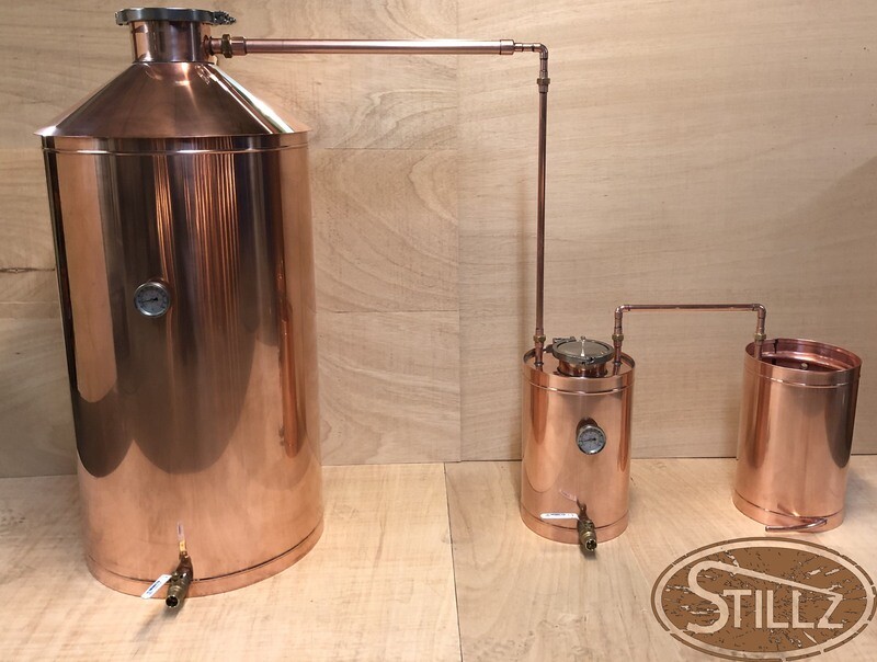 50 Gallon Cap Logic Copper Still — Professional Moonshine Still | Commercial Craft Distilling Equipment | Paul Revere Copper Construction