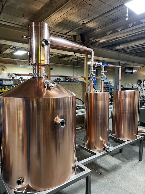 250 Gallon Commercial Copper Still 250 Gallon Commercial Copper Still