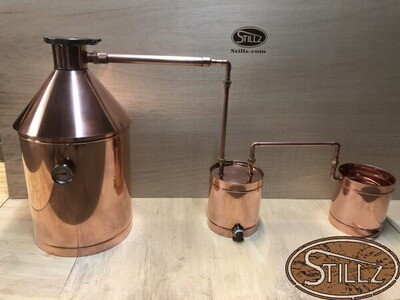 10 Gallon Cap Logic® Copper Moonshine Still – Premium Paul Revere Copper