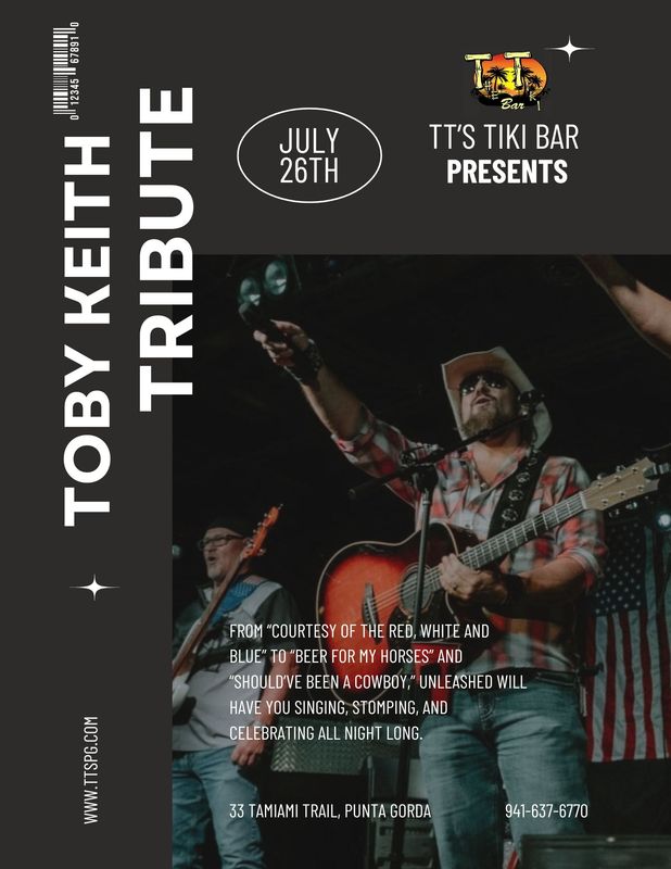 Toby Keith Tribute by Unleashed (July 26th)