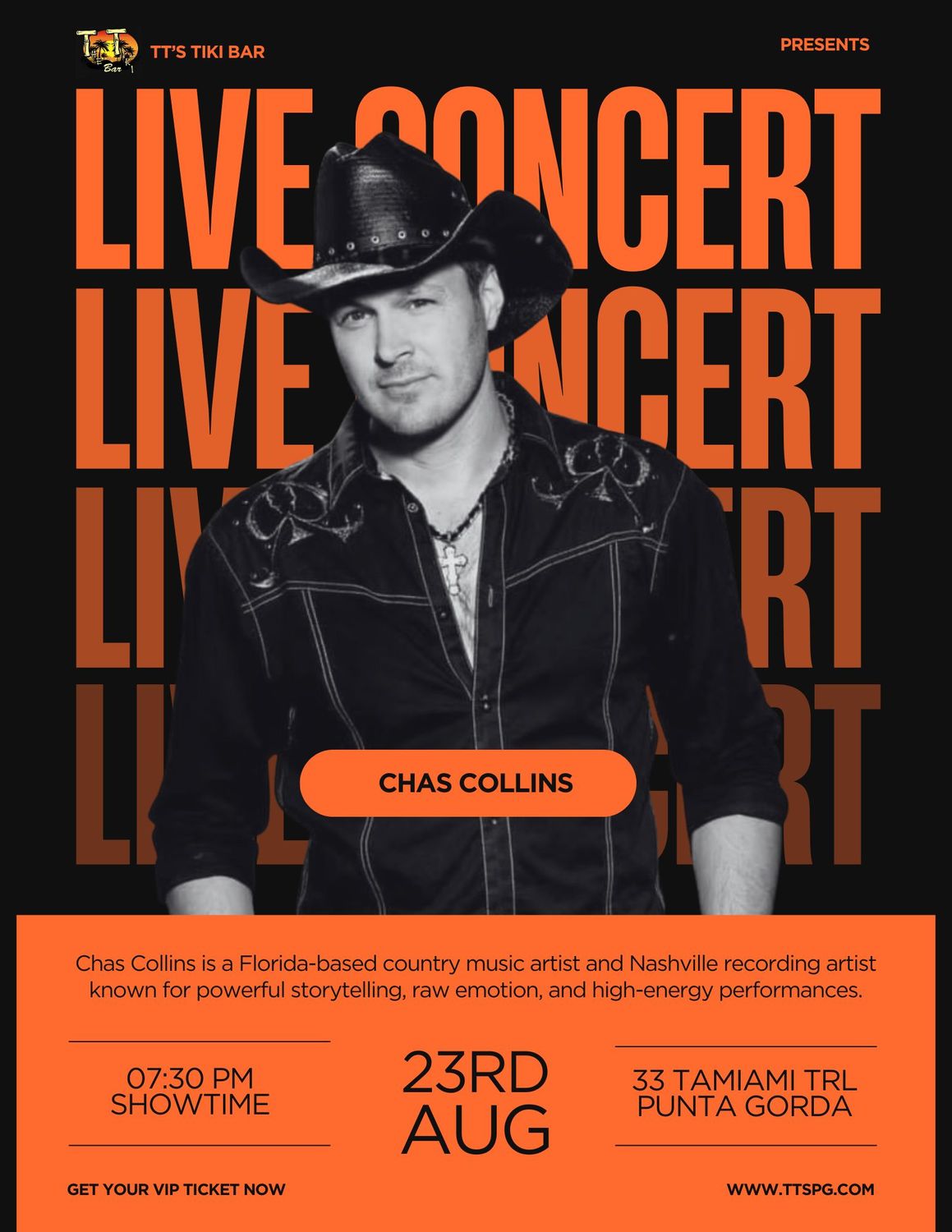 Chas Collins (August 23rd)