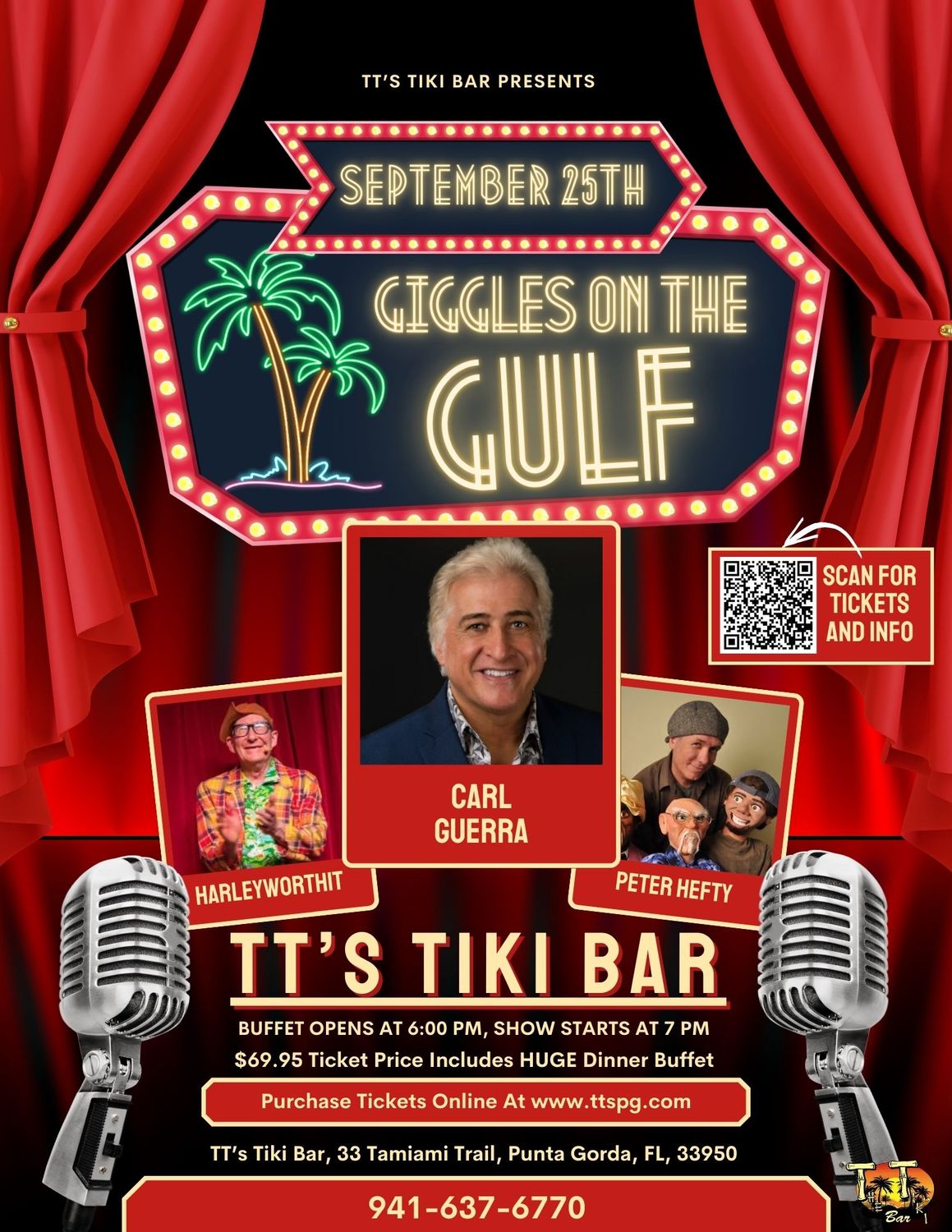 Giggles on the Gulf – A Night of Comedy &amp; Cuisine (September 25th)