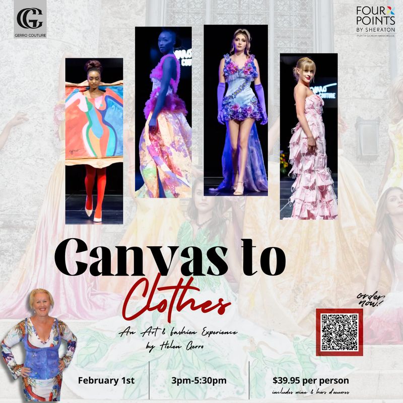 🌹 From Canvas to Clothes: An Art &amp; Fashion Experience by Helen Gerro (February 1st)