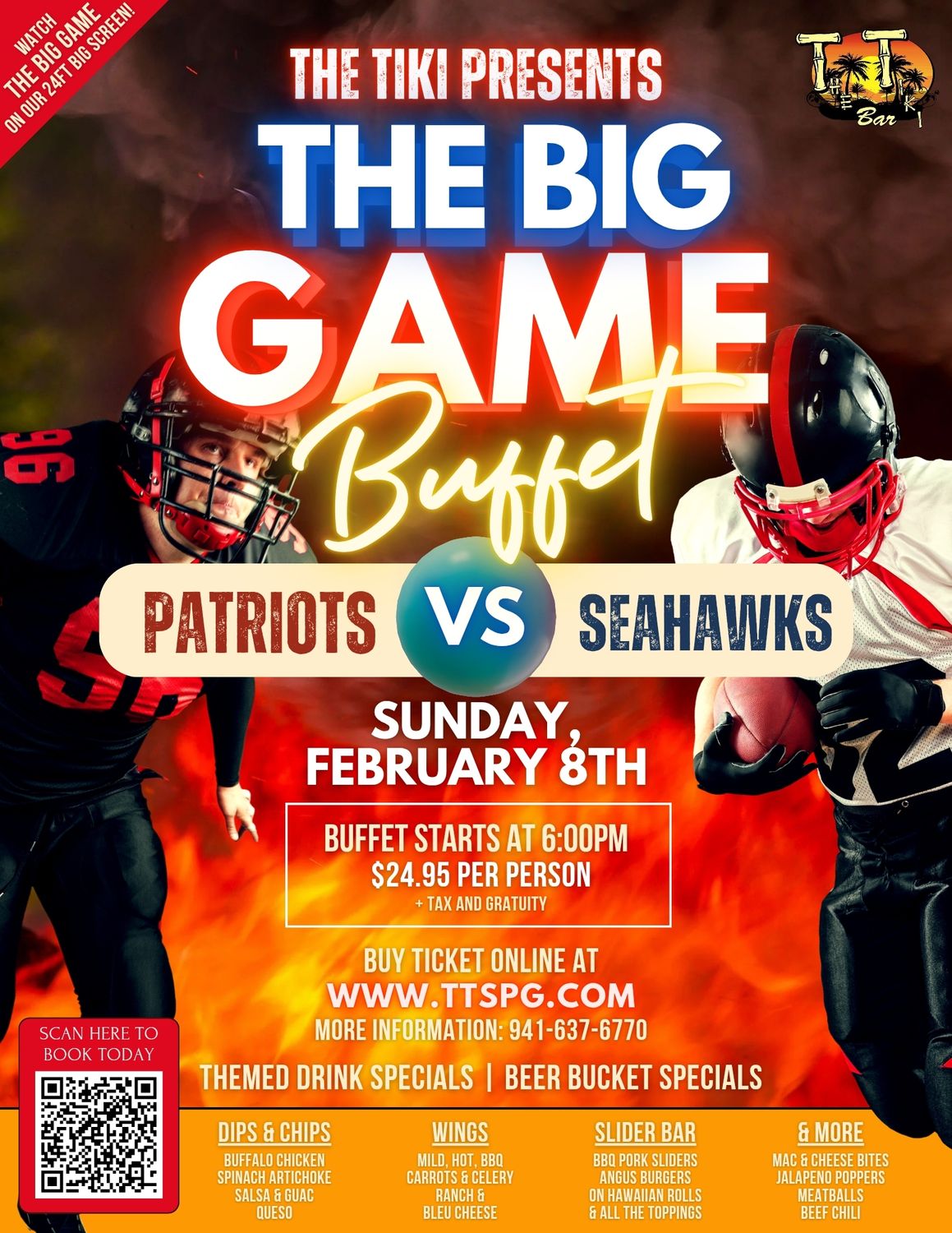 The BIG GAME BUFFET (February 8th)