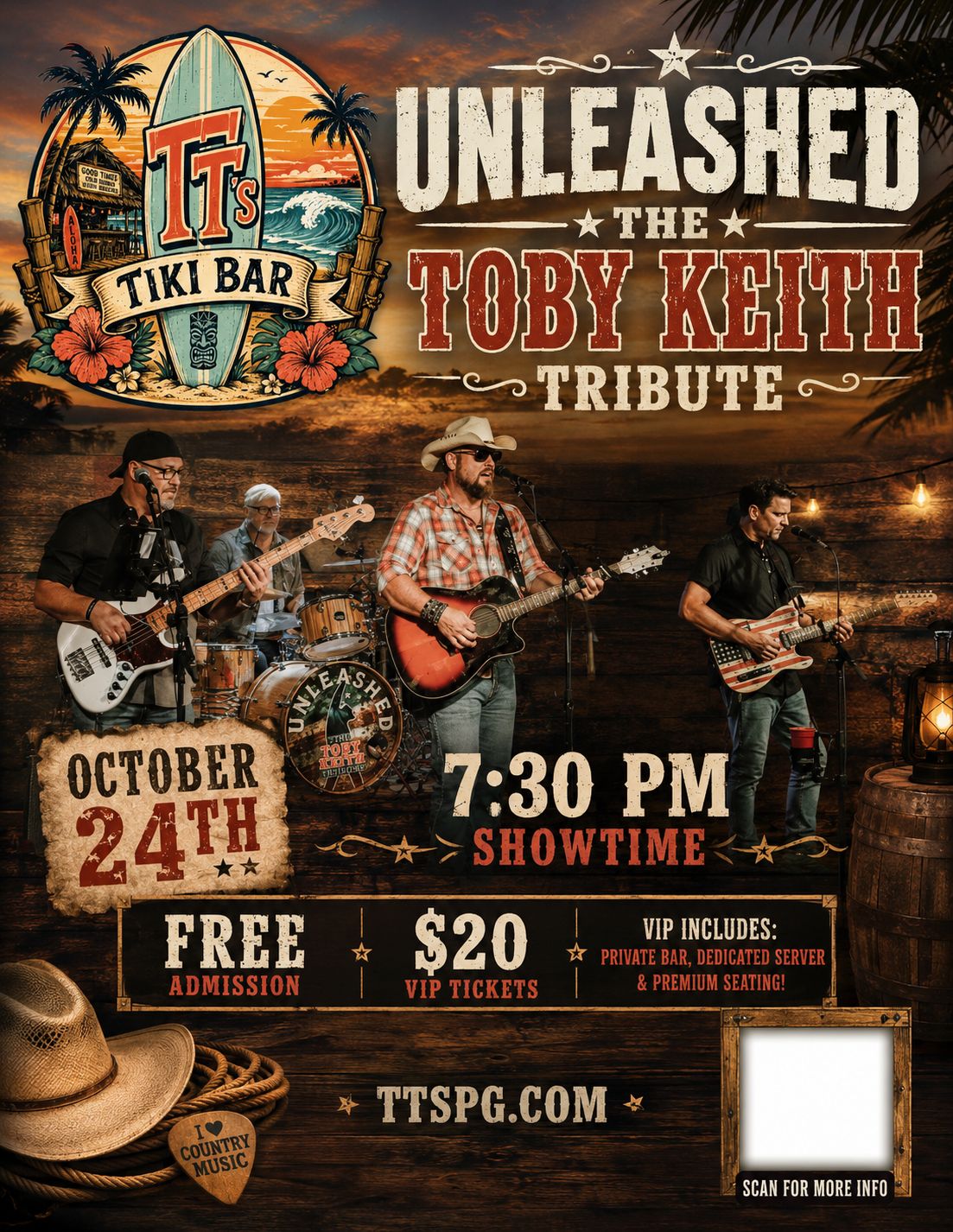 Toby Keith Tribute by Unleashed - October 24th