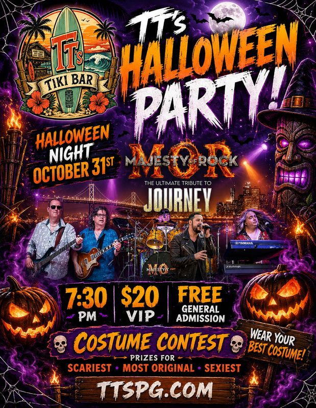 Halloween BASH with Majesty of Rock &amp; The Music of Journey - October 31st