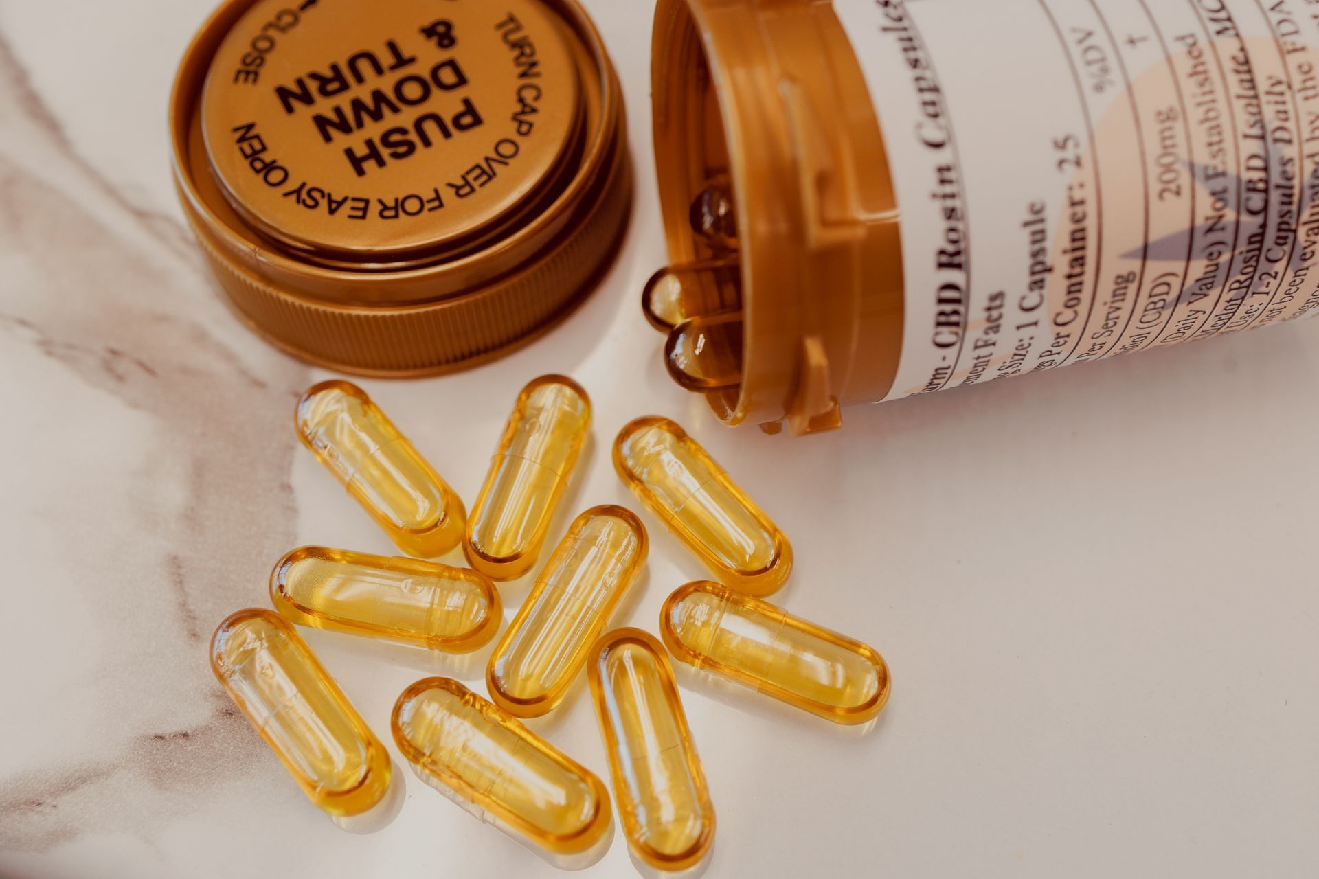 Sun Drenched Farms CBD Rosin Capsules