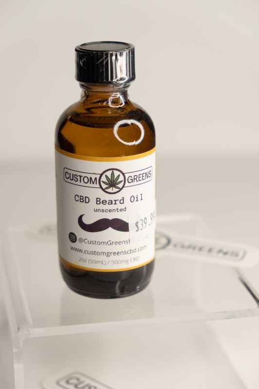 CBD Beard Oil by Custom Greens