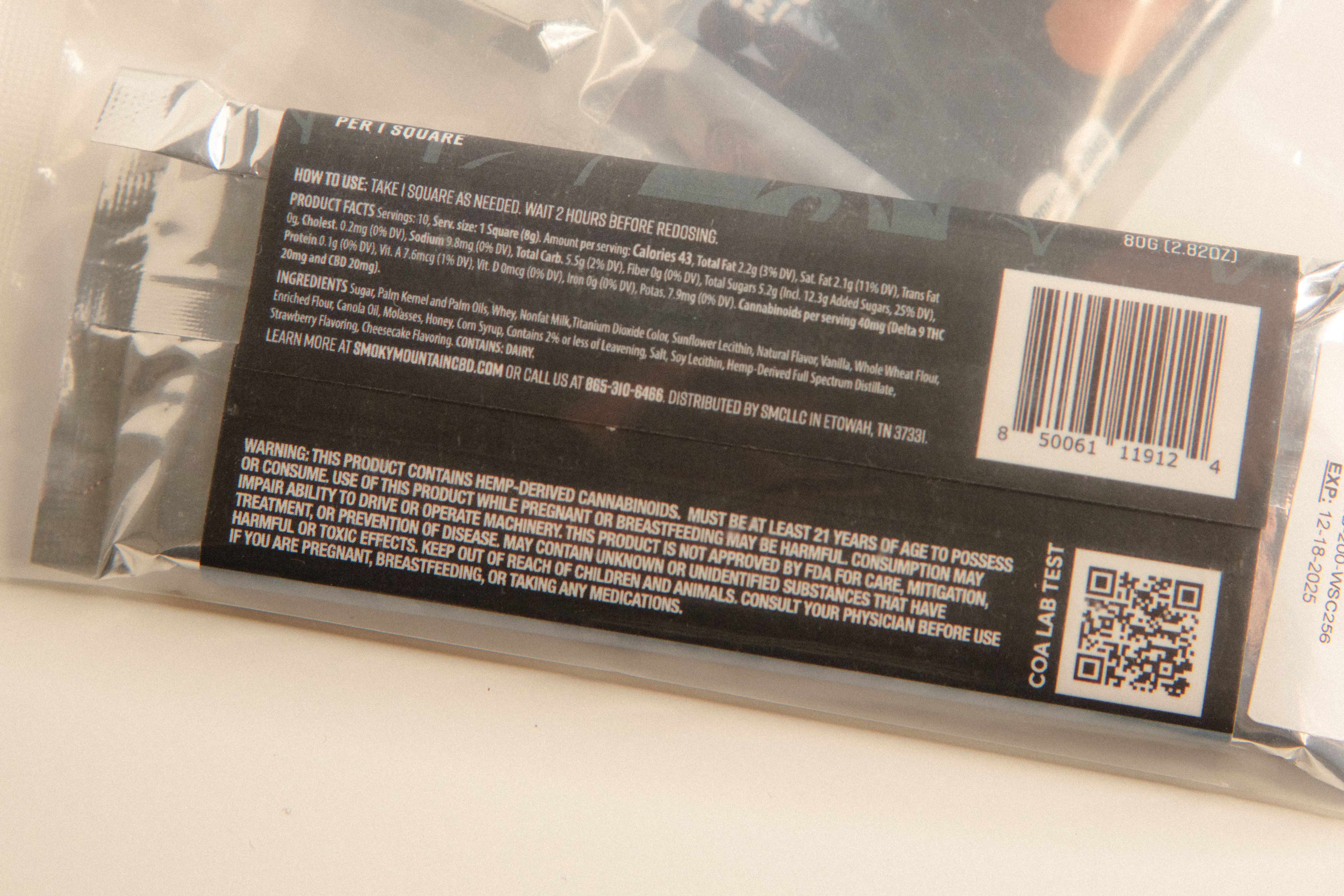 Extra Strength Chocolate Bars