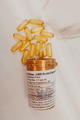 Sun Drenched Farms CBD Rosin Capsules Sun Drenched Farms CBD Rosin Capsules