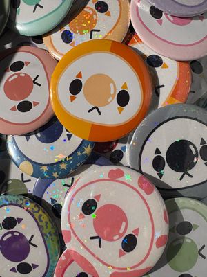 Mystery Clownie 2.25&quot; Pin Button