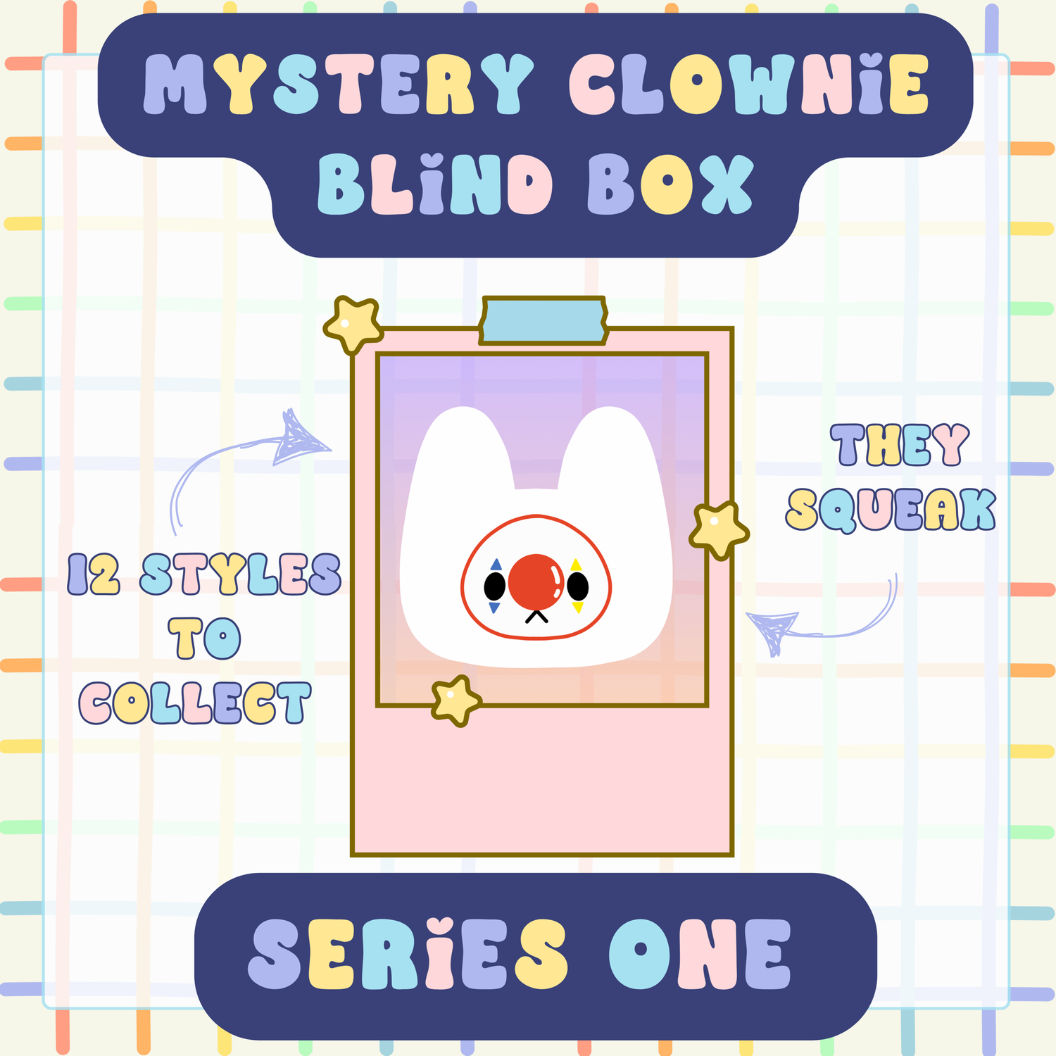 [PREORDER] Mystery Clownie Keychain Blind Box