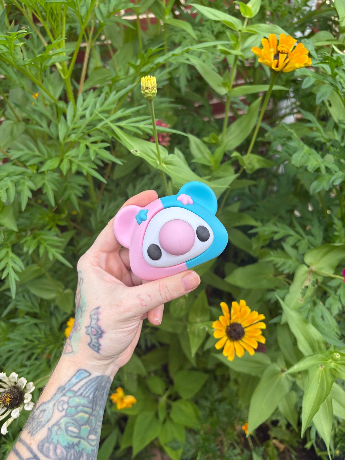 Clyde the Fidget Nose Clown Bear- C7 &amp; C2