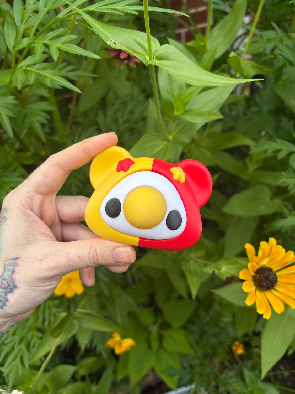 Clyde the Fidget Nose Clown Bear- C15 &amp; C9