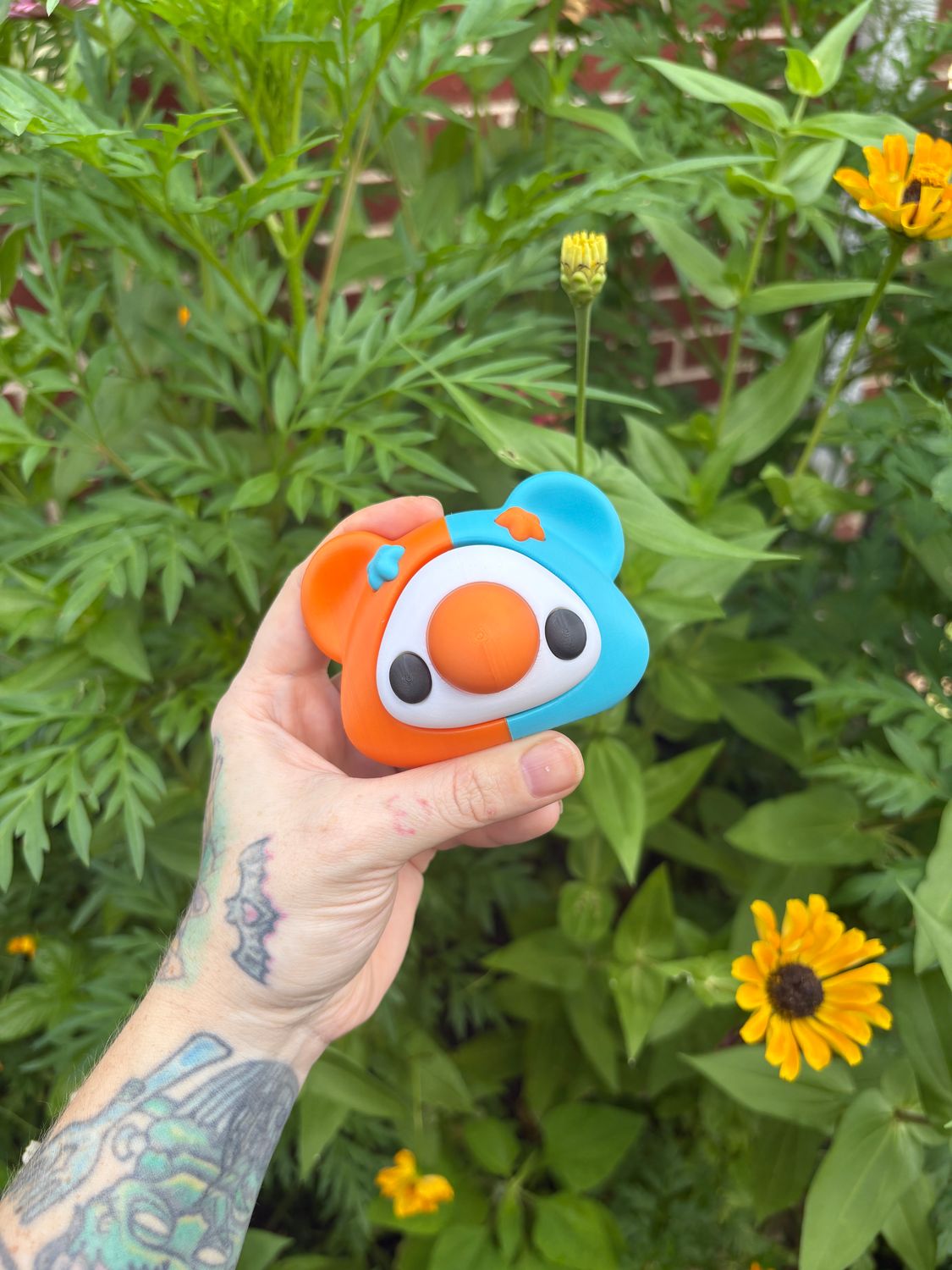 Clyde the Fidget Nose Clown Bear- C13 &amp; C4