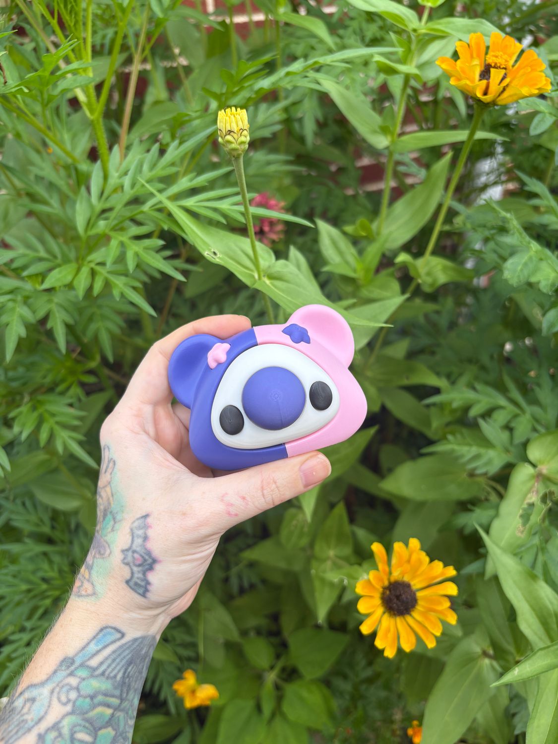 Clyde the Fidget Nose Clown Bear- C17 &amp; C7