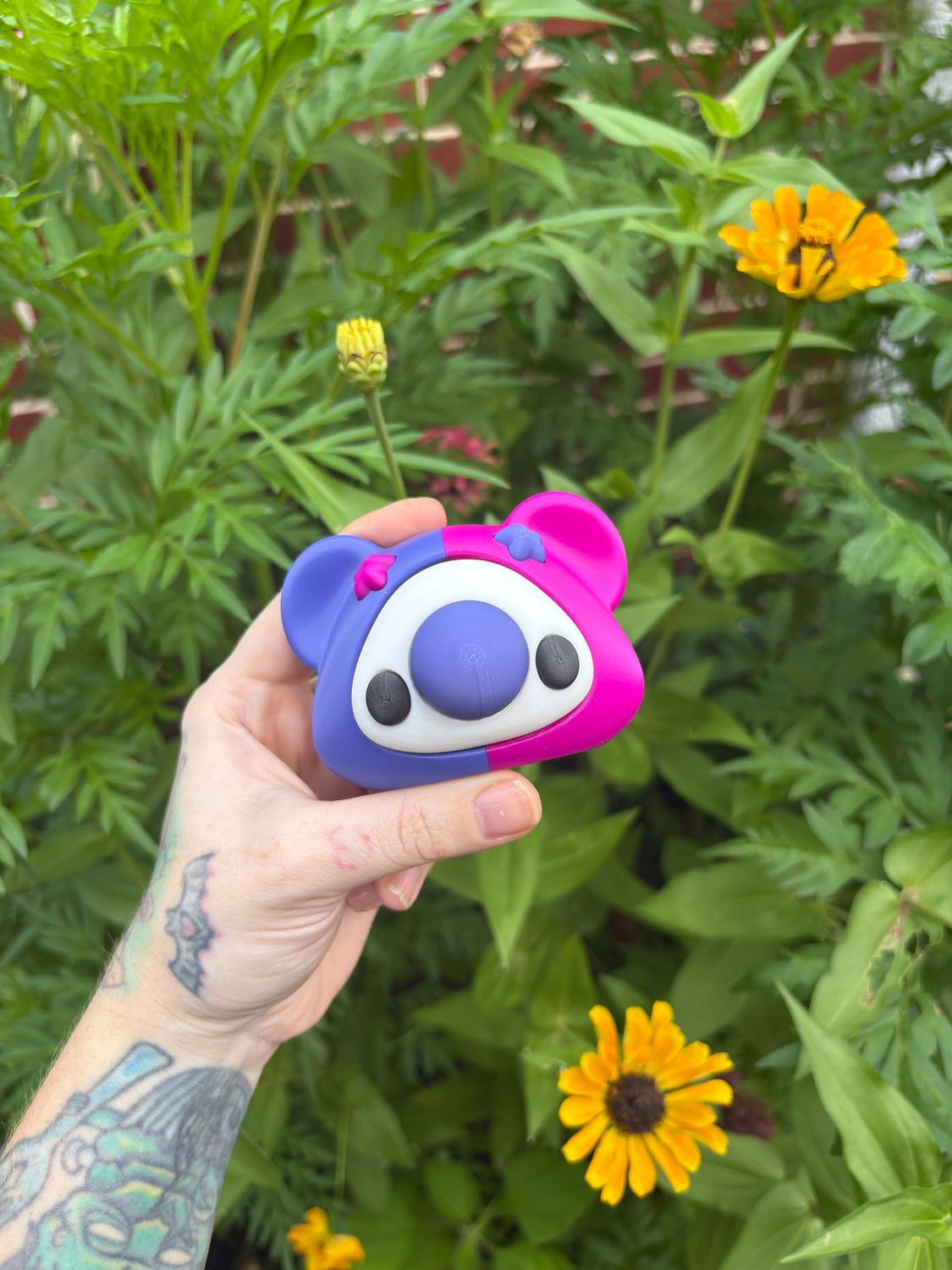 Clyde the Fidget Nose Clown Bear- C17 &amp; C8