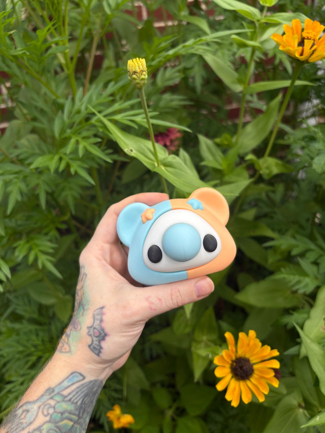Clyde the Fidget Nose Clown Bear- C1 &amp; C14