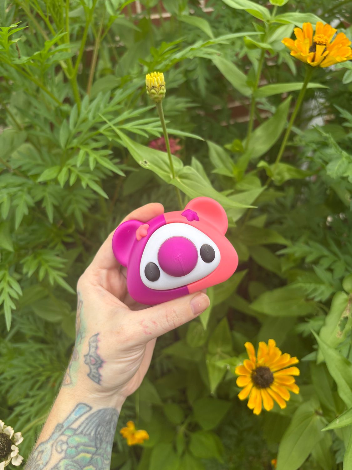 Clyde the Fidget Nose Clown Bear- C8 &amp; C6