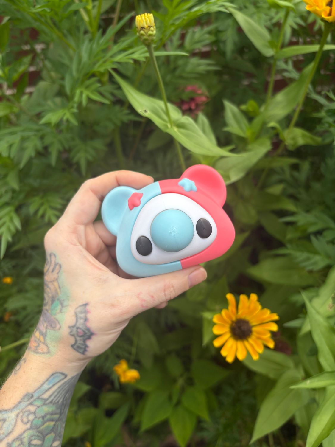 Clyde the Fidget Nose Clown Bear- C1 &amp; C6