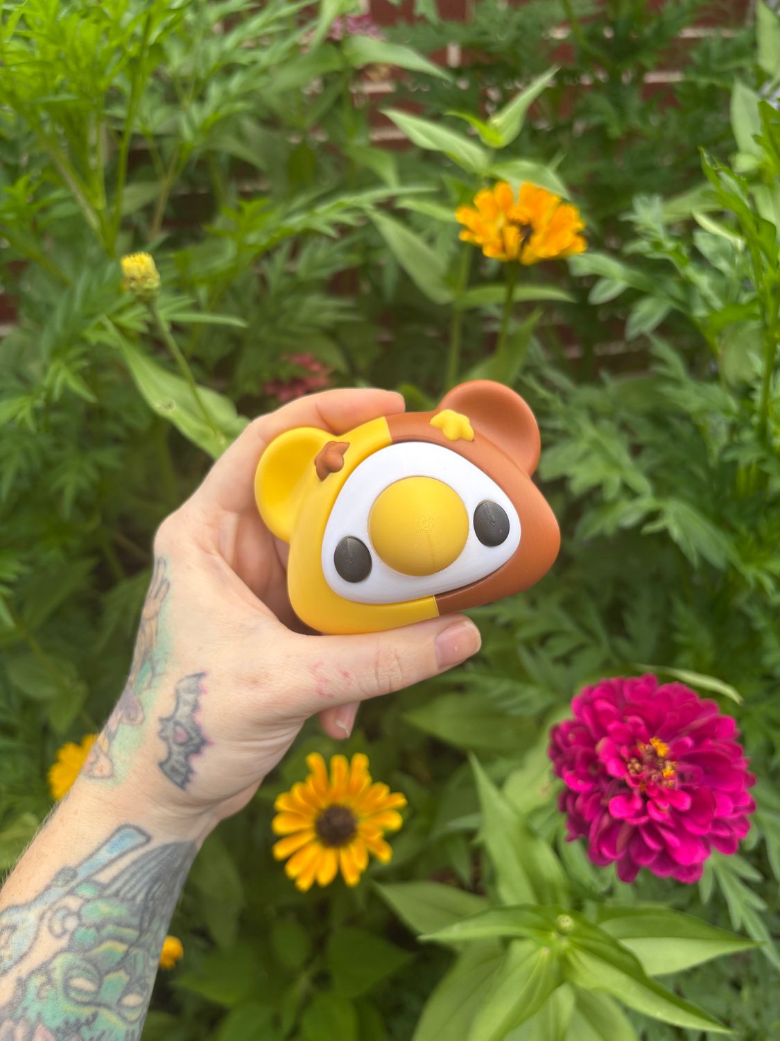 Clyde the Fidget Nose Clown Bear- C15 &amp; C10
