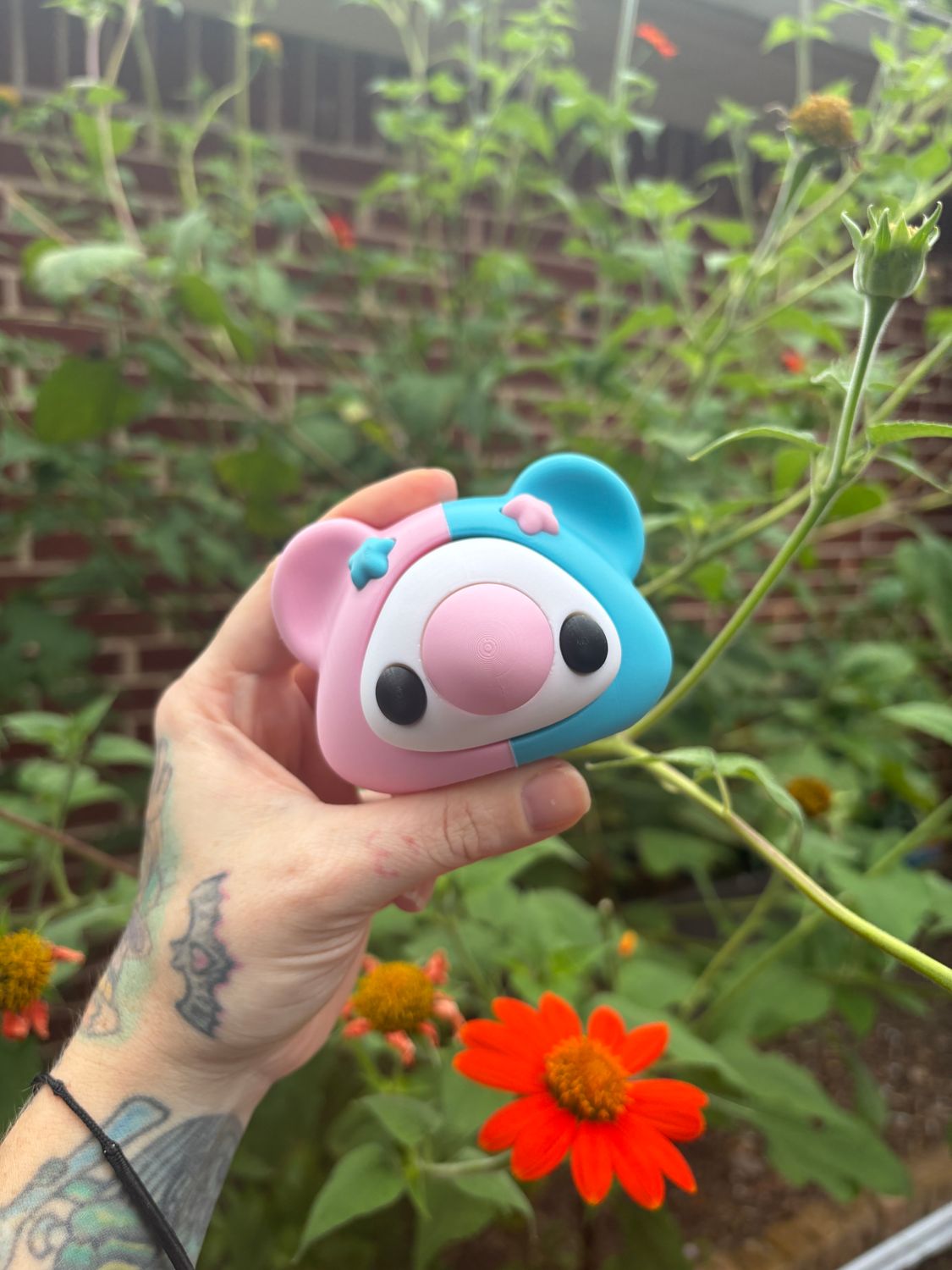 Clyde the Fidget Nose Clown Bear- C7 &amp; C4